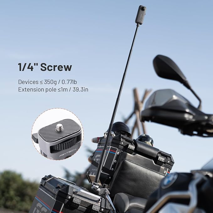 PGYTECH CapLock Super Clamp Mount, Aluminum Alloy Bracket Crab Clamp Mount | Heavy Duty Clamp with 1/4" Screw for Gopro 13/12, DJI Osmo 360/Action 6/5 Pro/Pocket 3 4/Xtra Muse, Insta360, Action Camera - Image 6