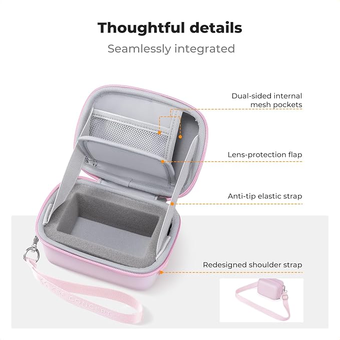 K&F CONCEPT Carrying Case for Digital Camera, Hard Shell Protective Case | Compatible with Ricoh GR III/GR IIIX/for Sony ZV-1 RX100/ for Canon G7X Mark III/G5X Mark II (Case Only),BE02 - Image 7