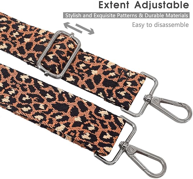 Replacement Purse Strap Shoulder Strap Adjustable Crossbody Strap for Women Crossbody Wide Shoulder Bag - Image 4