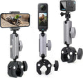 SOONSUN Super Clamp Camera Mount with Dual 360° Ballhead, Magic Arm & Phone Clip, Heavy Duty Clamp Mount for GoPro, Insta360, DJI Osmo, DSLR, iPhone, Bike Motorcycle Handlebar, Pole, Desk by SOONSUN