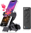 MILOUZ Remote Control Scrolling for Tiktok with Phone Stand,Page Turner for Kindle App E-Book,Bluetooth Camera Shutter Remote for iPhone, Android,iOS,iPad,Tablet (Black) by MILOUZ