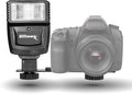 Ultimaxx Digital Slave Flash with Bracket for Canon, Nikon, Sony,Panasonic, Samsung, Fujifilm, Olympus, Pentax, and Other DSLR Cameras, Includes Metal Hot Shoe Flash Bracket by Ultimaxx