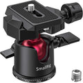 SmallRig Mini Ball Head with 360° Panoramic & Quick Release Plate - BUT2665 | with 1/4" Screw & 3/8" Thread Mount, Metal Ball Joint, Max Load 4.4lbs/2kg, Works for DSLR/for GoPro/Monopod/for Phone by SmallRig