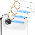 Dengduoduo 3 Pack Camera Lens Protector for iPhone Air, Tempered Glass, Ultra HD, 9H Hardness, Anti-Scratch, Case Friendly,[No Affect on Night Shots], Orange by Dengduoduo