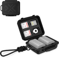 JJC Portable Camera Battery Memory Card Storage Case for 4 SD Card,3 CFexpress Type-A Cards,2 Camera Batteries, Compact Cameras Battery Holder Box for Sony NP-FZ100 by JJC