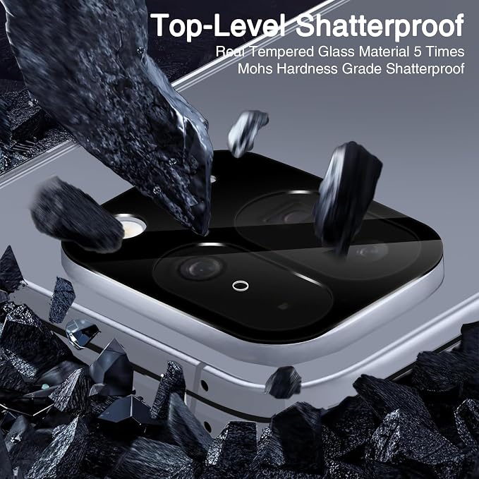 Wiaocit Tempered Glass Camera Lens Protector for Google Pixel 10 Pro Fold | 4 Pack, 9H Hardness, Ultra HD, Anti-Scratch, Case Friendly - Image 5