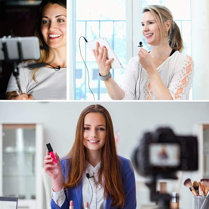 BOYA by M1 Collar Microphone for Smartphones Canon Nikon DSLR Cameras Camcorders Audio Recorder PC - Image 3