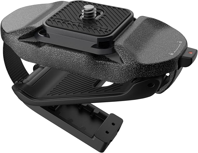 PGYTECH Beetle Camera Clip V2 with Plate Quick Release Camera Backpack Clip | Arca-Swiss Compatible, SnapLock System for Sony/Nikon/Fuji/DSLR Cameras, Instant Mounting & Hands-Free, Black by PGYTECH-US