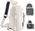 K&F CONCEPT Camera Sling Bag, Compact Crossbody Backpack, 10L | Fits Mirrorless & Small DSLR. Water-Repellent Twill Fabric. 5 Removable Dividers. Adjustable Strap 20.5–39.8 in. BS11 by KFCONCEPT
