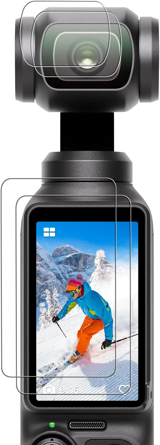 CYNOVA Screen Protector for DJI Osmo Pocket 4 / Osmo Pocket 3 Accessories | Pocket 3 /4 Lens Protector for Osmo Pocket 3/4 /Xtra Muse with Tempered Glass LCD Display Film, Ultra HD, 9H Hardness - Image 6