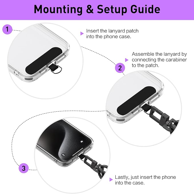 Hand Wrist Strap Lanyard Built in USB-C Fast Charging Cable Reflective Nylon Braid Anti Theft Phone Camera Strap Travel Photographers Rope for Phone DSLR DJI, Rotatable Metal Buckles (0.9FT) - Image 6