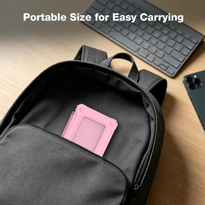 HEIYING SD Card Holder with 40 Precise Slots for SDXC SDHC Micro SD Cards | Portable Game Cards Case, Hard ABS Shell with Soft Silicone Lining, Precise Card Slots,Magnetic Closure for Easy Access - Image 7