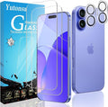 2 Pack Tempered Glass Screen Protector for iPhone 16 Plus 6.7-Inch | with 2 Pack Camera Lens Protector, Anti Scratch, Bubble Free, Case Friendly by Unknown