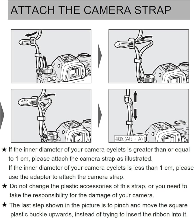 UNIKSTRAP Original Design Vintage Modern Style Washed Denim Gold Star Adjustable Camera Strap, Neck Shoulder Belt Fit for Canon Nikon Sony Olympus Mirrorless & DSLR Camera etc. - Image 5