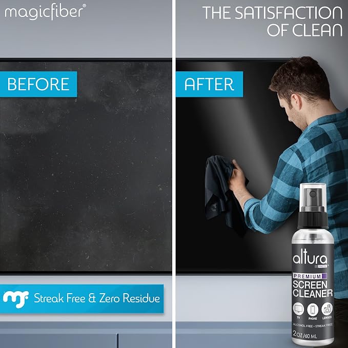 Altura Photo Screen Cleaner Spray Kit for Car, Laptop, Computer & MacBook | Great Touch Screen Cleaner for Phone, Tesla, iPad, OLED, TV, Monitors, Tablet & Mac Displays - Image 2