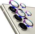 ESR for Samsung Galaxy S24 Ultra Camera Lens Protector, 1 Pack, Chromatic | Individual Camera Cover, 9H Tempered Glass, Original Camera Clarity, Scratch-Resistant, Case Friendly by Unknown
