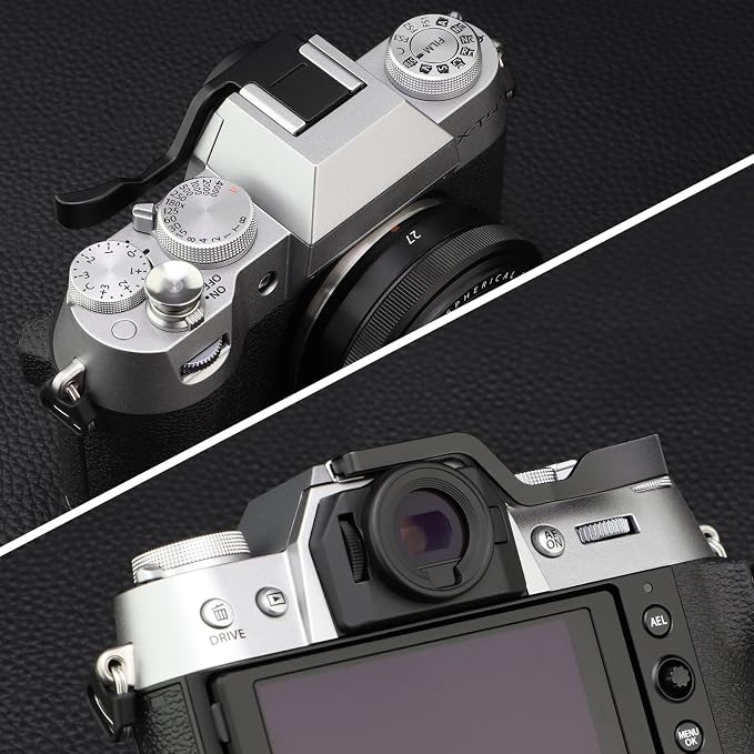 Haoge THB-XT30B Metal Hot Shoe Thumb Up Rest Hand Grip for Fujifilm XT50 XT30III Fuji X-T10 X-T20 X-T30 XT10 XT20 XT30 II III Camera Black - Image 4
