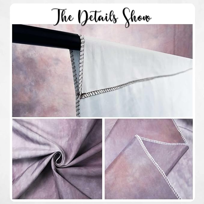 Abstract Photography Backdrop for Photoshoot 6x8ft,Purple,No Stand - Image 5