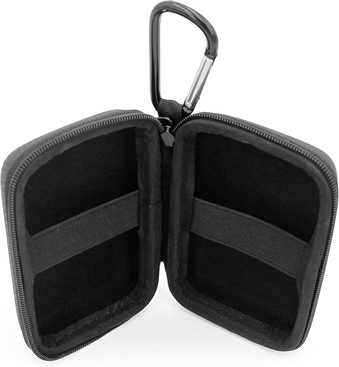 CASEMATIX Travel Case for Contact Lenses Fits 12 Daily Disposable Contacts in a Compact Dual-sided Storage Case with Clip On Carabiner - Includes Daily Contact Lens Case Only - Image 9