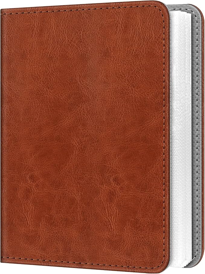 Fintie Instax Mini Photo Album for 2x3-Inch Film - 104 Pockets Small Albums for Fujifilm Instax Mini 12/11/99/40/7+/EVO/LiPlay/Link 3-2-1 Instant Camera/Polaroid Hi-Print Printer, Brown by Fintie