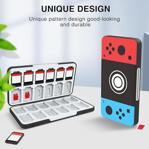 HEIYING Game Card Case Compatible with NINTENDO SWITCH 2 / Micro SD Cards | Portable Game Card Holder, Hard ABS Shell with Soft Silicone Lining, Dedicated Card Slots,Magnetic Closure for Easy Access - Image 6
