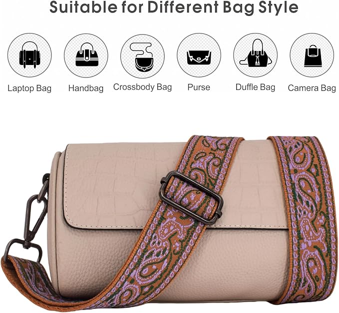 Replacement Purse Strap Shoulder Strap Adjustable Crossbody Strap for Women Crossbody Wide Shoulder Bag - Image 6