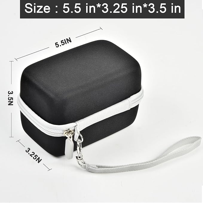 Digital Camera Case Compatible with KODAK EKTAR H35 H35N Half Frame Film Camera, Storage Holder Organizer for Kodak Ultra F9 M35 M38 Paper Shoot kamera, 35mm Film Rolls (Box Only) - Black | Camera and 35mm Film Rolls Storage, Mesh Pocket for Small Acce... - Image 4