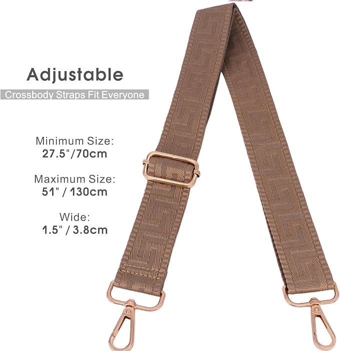 Replacement Purse Strap Shoulder Strap Adjustable Crossbody Strap for Women Crossbody Wide Shoulder Bag - Image 4