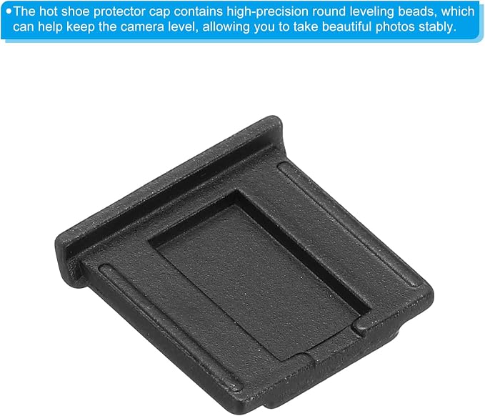 PATIKIL Universal Camera Hot Shoe Cover Cap, 2 Pack Hot Shoe Cap Hot Shoe Protector Zinc Alloy Suitable for Nikon for Fujifilm for Pentax DSLR/SLR Camera, Black - Image 4