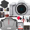 Canon EOS R50 Mirrorless APS-C Interchangeable Lens Camera Body White 5812C002 Bundle with Photography Bag + Photography Protocol Ebook + 2 x Battery + 128GB Memory Card + Accessories Kit by Unknown