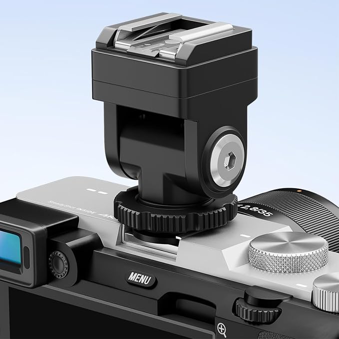 PIXEL Standard Hot Shoe Adapter with Extra PC sync Connection Port & 3.5mm Mini Phone Connection Port for Connecting Cameras to Additional Off-Camera Flash,Studio Light,Strobes or Other Accessories - Image 6