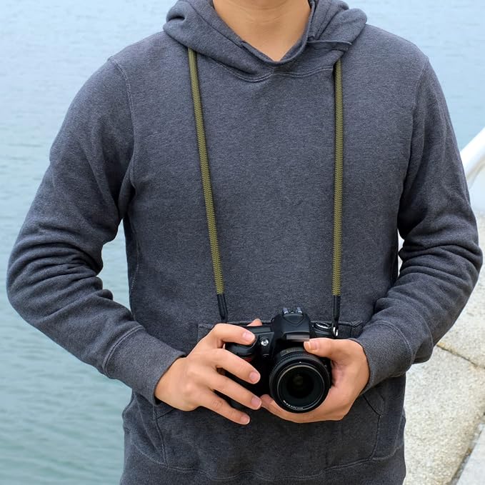 Vintage Camera Neck Strap,Nylon Rope Camera Shoulder Straps for Photographers Film DSLR - Image 4