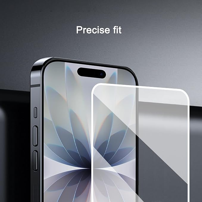 Ailun 3 Pack Screen Protector for iPhone 17 / iPhone 16 Pro, Tempered Glass | 6.3 inch,Installation Frame, Dynamic Island Compatible, Case Friendly - Image 5