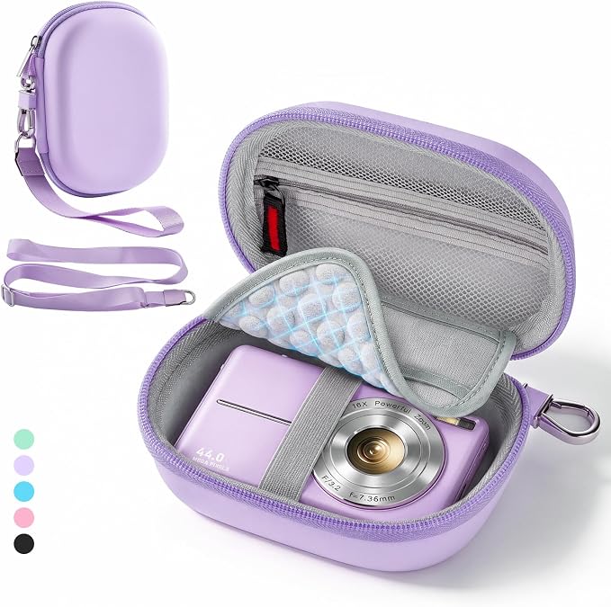 CoBak Carrying & Protective Case for Digital Camera,CAMKORY/Lecran/Duluvulu | for KODAK FZ55,FZ245,PIXPRO C1,WPZ2/Canon PowerShot ELPH 360/Sony DSCW800,DSCW830/Krlun/Lecnippy/Nsoela/VAHOIALD FHD 1080P by PopulartabletcasebrandWegivepeoplethebestdesignofprotectingvariouselectronicdevices