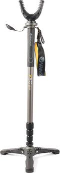 Vanguard VEO 2 AM-234TU Shooting Stick, Tri-Stand Base with Ball Joint, Rotating and Removeable U Shaped Yoke, Gray by Vanguard