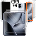 Milomdoi Screen Protector for Google Pixel 10 Pro Fold | 3 Pack Inside TPU Film + 3 Pack Front 9H Tempered Glass + 3 Pack Camera Lens Protector, Easy Installation, No Bubbles by Milomdoi