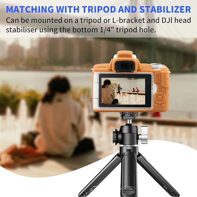 Easy Hood Camera Case for Canon EOS M50/M50 Mark II Digital Camera Brown | Soft Silicone Case Cover, Anti-Scratch, Dustproof, Shockproof, Slim Fit, Lightweight, Easy to Install, Easy to Clean - Image 6