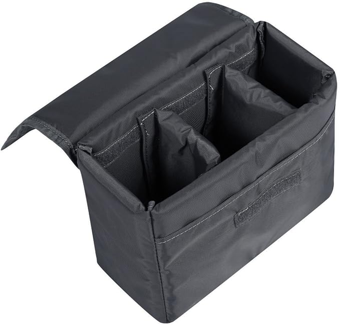 S-ZONE Waterproof Shockproof Foldable Camera Insert Bag Lens Cases Canon Nikon | Raindrop Proof, Fits in a Backpack, Suitable for DSLR/SLR Camera by S-ZONE