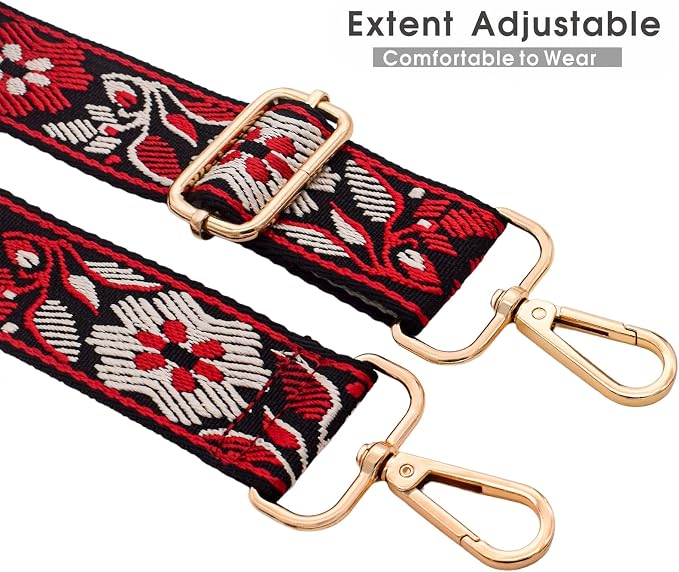 Replacement Purse Strap Shoulder Strap Adjustable Crossbody Strap for Women Crossbody Wide Shoulder Bag - Image 5