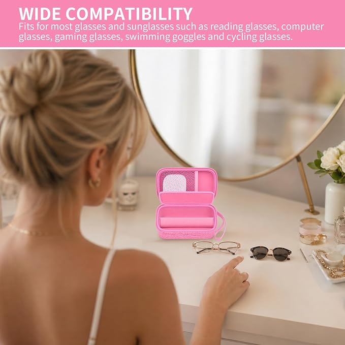 GWCASE Portable 2 in 1 Contact Lens Case and Glasses Case for 2 Pairs - Image 4