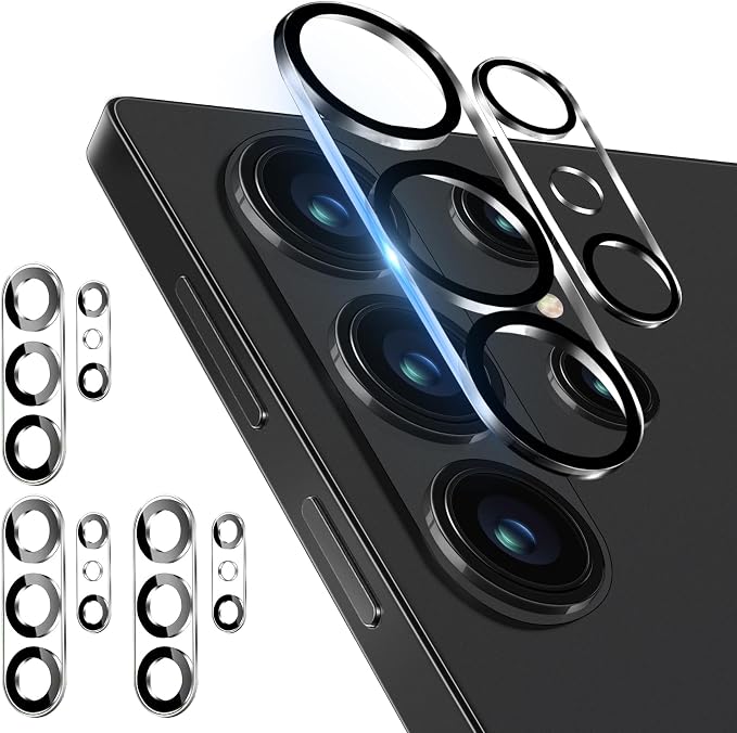 Dengduoduo 3 Pack Camera Lens Protector for Samsung Galaxy S26 Ultra, Tempered Glass Camera Protector Back Lens Cover, Ultra HD, 9H Hardness, Anti-Scratch, Case Friendly[No Affect on Night Shots] by Dengduoduo