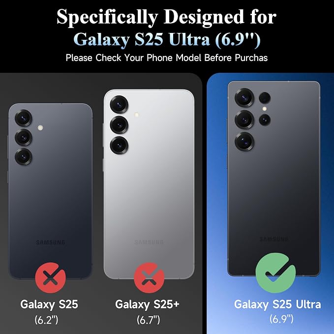 4 Pack Camera Lens Screen Protector for Samsung Galaxy S25 Ultra | 9H Tempered Glass Camera Lens Cover Decoration, Case Friendly, High Definition, Scratch-Resistant(Not for S25/S24/S23) - Image 2