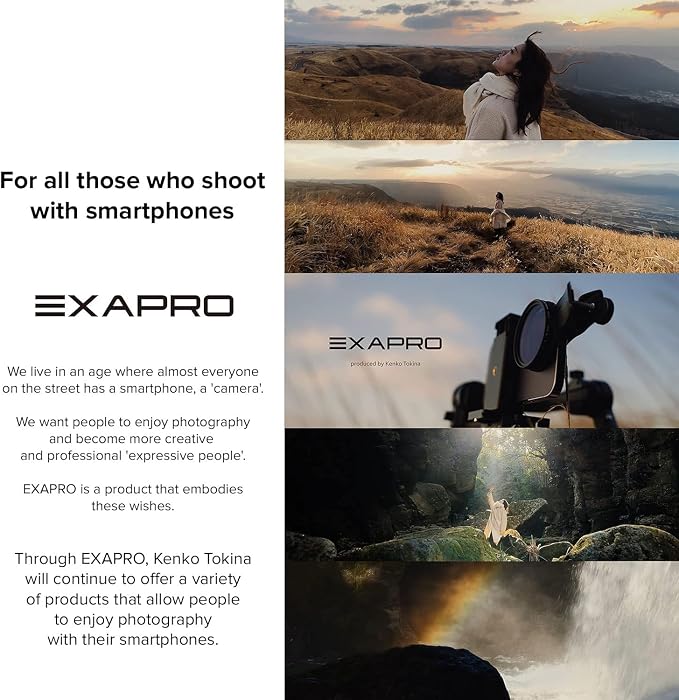EXAPRO Filter Clip & Lens Hood Kit, Lens Accessory for Smartphone, forφ49mm Camera Lens Filter, Included Hood for Reduction Reflection of Glass, Compatible with iPhone/Android Smartphone, EXP-LH-01 - Image 5