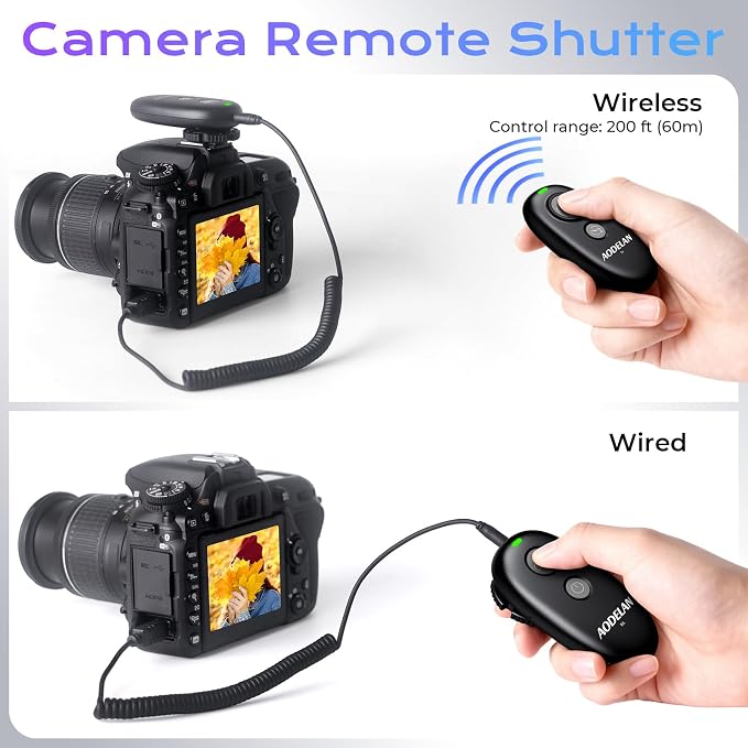 Upgraded Rechargeable USB-C Wireless Camera Shutter Release Remote Control | Compatible with Nikon Z9, Z8, Z6, Z6 II, Z6 III, Z7, Z7 II, Z5, D750, D780, D7500, D7200, D5600, D5300, D850, P1000 - Image 4