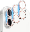 Dengduoduo 3 Pack Camera Lens Protector for iPhone 17, Tempered Glass, Ultra HD, 9H Hardness, Anti-Scratch, Case Friendly,[No Affect on Night Shots], Pink by Dengduoduo