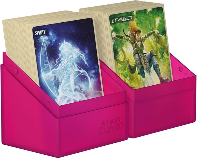 Ultimate Guard Boulder 80+ Classic, Deck Case for 80 Double-Sleeved TCG Cards, Rhodonite, Secure & Durable Storage for Trading Card Games, Soft-Touch Finish - Image 6