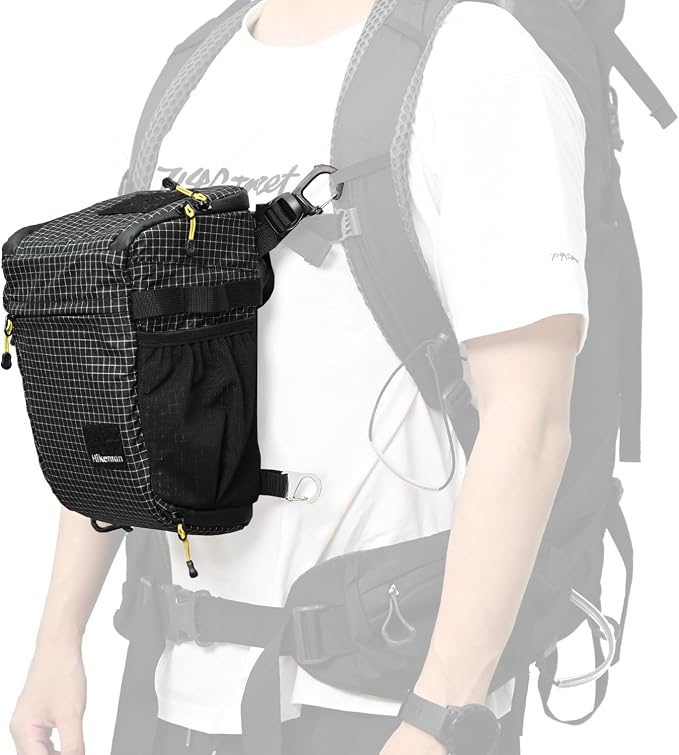 HIKEMAN Shoulder Bag Case for Camera - Outdoor Waterproof Shockproof Camera Bag,Detachable Strap for Daily Use,Travel,Cycling Climbing(Black) by HIKEMAN
