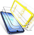 ivoler Screen Protector for Samsung Galaxy A17 5G/ A16 5G Tempered Glass | 2 Pack with [Easy Installation Frame], Anti-Scratch Case Friendly Clear HD Film for Samsung Galaxy A16 6.7 inch by iVoler