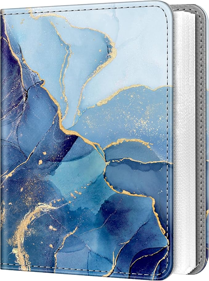 Fintie Photo Album For Fujifilm Instax Mini 2x3 Inch Films - 256 Pockets | For Fujifilm Instax Mini 13/12/11/99/40/Evo/Se/7+/Liplay Instant Camera, Photos Keepsakes, Kids Memory Book, Ocean Marble - Image 8