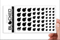 The Original Vinyl Webcam Cover Stickers | Restickable & Stackable Privacy Covers | for All Camera-endable Devices | 3-Sizes | 57 Black Tabbed (Ultra Glossy) by MyCamShield